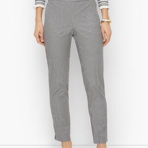 TALBOTS CHATHAM ANKLE PANTS - TAILORED CHECK size 4p